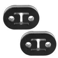 Automotive Universal Muffler Lifting Lugs High-strength Two-hole Adjustable and Elongated Exhaust Hanger Pipe Hook 2Pcs