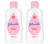 Johnsons Baby Oil 300ml. จอห์นสัน เบบี้ออยล์ 300มล. x 2ขวด