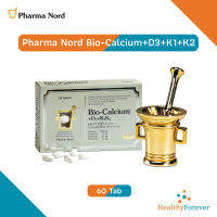 (ซื้อ 2 แถม 1)☀️EXP 05/25☀️ Pharma Nord Bio-Calcium+D3+K1K2 60 เม็ด ผลิตภัณฑ์เสริมแคลเซียม วิตามินดี3 และ วิตามินเค1เค2