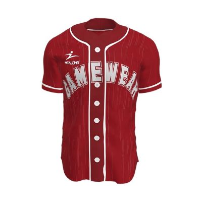 Latest Design Sublimation Printing Wholesale Baseball Jersey Sportswear Men Custom Baseball Uniforms