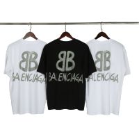 [S-5XL] เสื้อยืดแขนสั้น ผ้าฝ้ายแท้ พิมพ์ลายตัวอักษรภาษาอังกฤษ ทรงหลวม สีเรืองแสง สําหรับผู้ชาย และผู้หญิงS-5XL