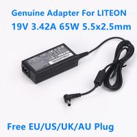 รับประกันสองปีของแท้ LITEON PA 1650 91 19โวลต์3.42A 65วัตต์ PA 1650 90 AC Adapter สำหรับ ACER ASUS TOSHIBA PHILIPS Delta ADP 65JH BB แล็ปท็อปชาร์จ