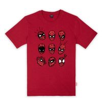 Marvel Mens  Spider-Man family -T Shirt เสื้อผู้ชายสไปรเดอร์แมนครอบครัว สินค้าลิขสิทธ์แท้100% characters studio