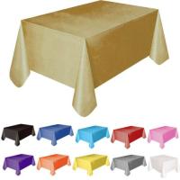 【cw】 Mantel rectangular de 137x138cm para mesa mantel de plástico para fiesta boda fiesta ！