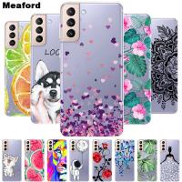 For Samsung S21 FE Case TPU Silicone Soft Clear Case for Samsung Galaxy S 21 / S21 Plus 5G Cover S21 Ultra FE Transparent Coque