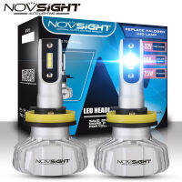 NOVSIGHT LED Car Headlight H4 HiLo Beam H7 H1 H3 H8 H9 H11 H13 9005 9006 9007 50W 10000LM 6500K Auto Headlamp Fog Light Bulbs