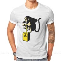 Banksy Tshirt Street Art | Banksy Monkey Detonator | Shirt Man Funny Banksy - Mans XS-6XL