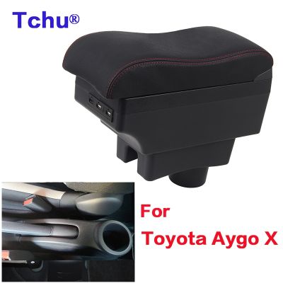 hot【DT】 Aygo X armrest box car modification USB charging Ashtray Car Accessories