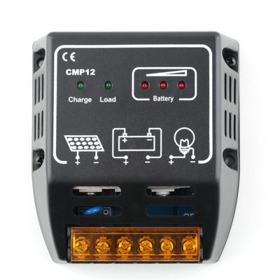 Solar Controller CMP12 20A 12V/24V Solar Power System Monitoring PV PWM