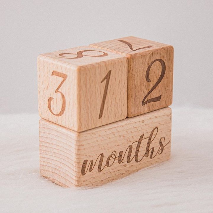 1-ชุด-baby-milestone-memorial-บล็อกไม้รายเดือนการถ่ายภาพเดือน-sticke-การ์ดที่ระลึกอายุทารกแรกเกิดอุปกรณ์เสริมรูปถ่าย