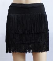 Adult Latin Dance Skirt Womens High Quality Fringed Latin Skirt Lady Cha Cha Rumba Samba Fringe Sexy Dance Practice Clothing