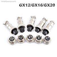 ▨ 5/10Set GX12 GX16 GX20 2 3 4 5 6 7 8 9 10 12 14 15 pin Man Vrouw Lc Kabel Aviator Aviation Ronde Connector Plug Socket