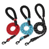 【DT】1 Pcs Pet Harnesses &amp; Leads Traction Rope Reflective Dog Rope Nylon Dog Chain Anti Collision Small And Medium Sized Dog Reins  hot