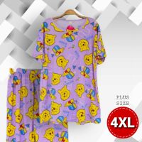 4XL BD #9Baju tidur wanita plus size Big size pyjamas baju tidur rumah seksi ladies pyjamas, pajamas wanita