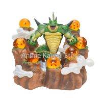 รูปแกะสลักสำหรับสะสมตกแต่งฉากลูกฐานเรซิ่นภูเขาซุปเปอร์ Shenron J31 Porunga เซ็ตหุ่นจำลอง DBZ Shenlong