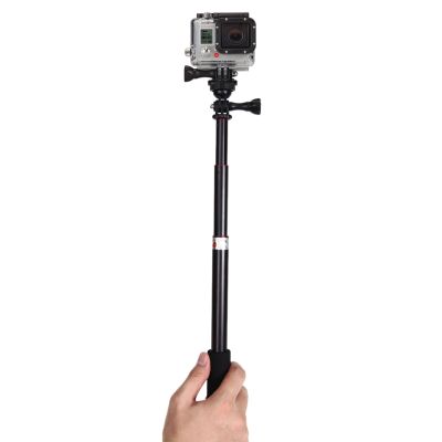 ไม้เซลฟี่แบบกันน้ำขาตั้งกล้องแบบสามขาสำหรับ Gopro Stick ยืดได้ไม้เซลฟี่มือถือขยายได้ไม้ Sophie W/ขายึดกล้องโกโปร Hero 3