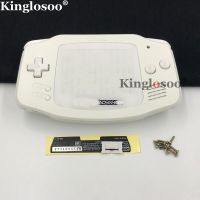 【Chat-support】 Full White IPS V2 Pre-Cut Case สำหรับ GBA Console เปลี่ยนที่อยู่อาศัยสำหรับเกม Boy Advance หน้าจอเลนส์