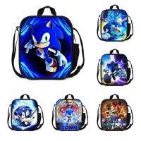 Sonic Lunch Bag Hot Game Sonic Design Pattern Students Water-proof Lunch Girls Picnic Snacks Container