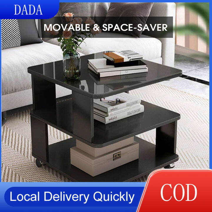 【Local Delivery Quickly】Living room mobile small table Mobile coffee