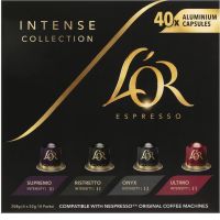 กาแฟแคปซูล ลอร์ Lor Espresso Intense Collection Variety Coffee Capsules 40 Pack Nespresso