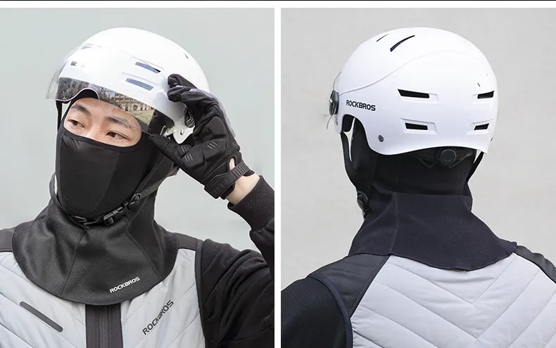 RockBros Ski Mask Balaclava Face Mask for Winter Windproof Fleece Mask  Skiing Snowboarding Motorcycle Riding Cycling Neck Warmer for Men Women 