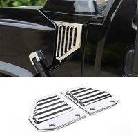 2 Pack Fender Vent Cover Fender Ventilation Grille Stickers Trim Silver for Hummer H2 2003-2009