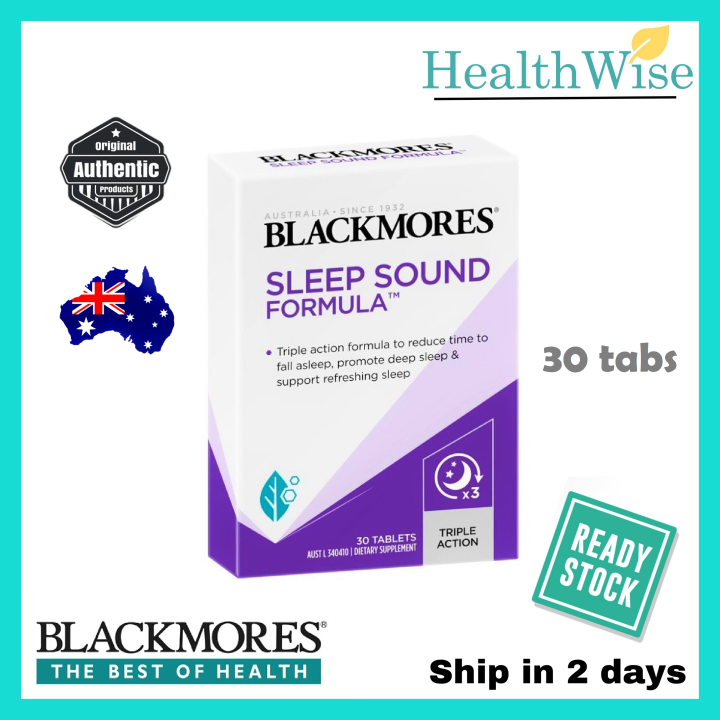 [AUSTRALIA] BLACKMORES Sleep Sound Formula 30 Tablets (Exp: May 2024 ...