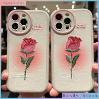 เคสโทรศัพท์ดอกทิวลิปการออกแบบลวดลายปลอกหุ้มแบบนิ่มใช้ได้กับ Iphone 14 13 12 11ซีรีส์