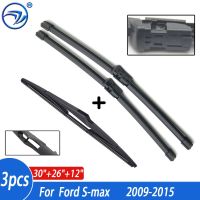 Wiper 4A 4A Front Rear Wiper Blades Set For Ford S-max 2009-2015 Windshield Windscreen Front Rear Window 30"+26"+13"