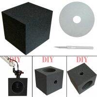 DIY Microphone Foam Windproof Sponge Isolator Anti-noise Higt-density Black Foam Cubes 18x18x18cm Projector Mounts