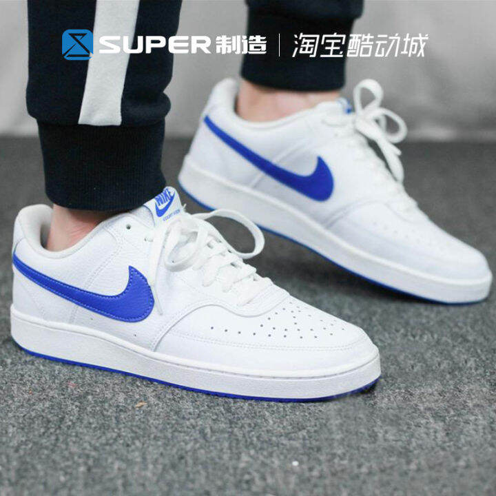 Nike Court Vision Lo White, Red and Blue Men's Low Top Sports and