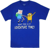 อย่างเป็นทางการ ADVENTURE Time กับ Finn และ Jake ยืน DAP What Time Is It? เสื้อยืด