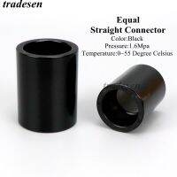 I.D20 25mm PVC Pipe Black Straight Connector Garden Irrigation Water Pipe Direct Fittings Aquarium Fish Tank Supply Tube Adapter