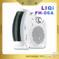 Máy sưởi ấm Liqi FH-06A cao cấp. Quạt sưởi chống bỏng chống giật công suất thumbnail