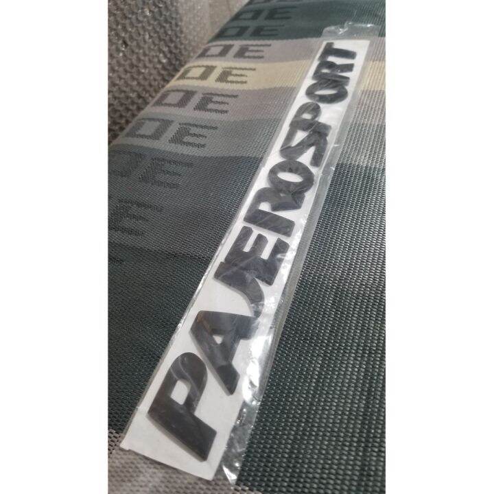 Pajero Sport Hood Emblem Decal Stick on Black Lazada PH