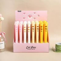 【6】 Zhongfan ZF2022 Korean cartoon cute cat claw soft gel pen student creative water stationery manufacturer