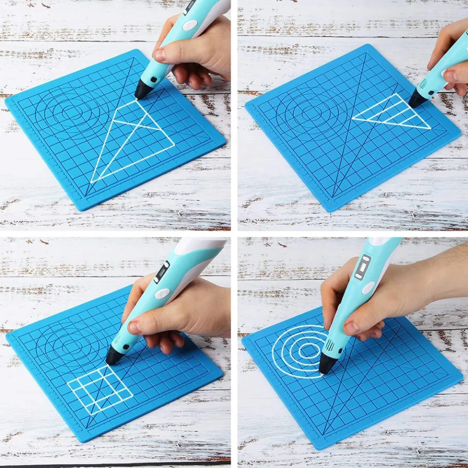 3D Printing Pen Silicone Mat DIY Creative Drawing Template Pad