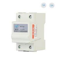 【✲High Quality✲】 jwodetu 3a 5a 220V 2P กระแสเกินขีดจำกัดอิเล็กทรอนิกส์ตัวควบคุมอัตโนมัติเบรกเกอร์กระแสไฟผิดปกติ Limiter Din