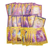 【Study the folder well】  Angel Oracle Cards Prophecy Divination Answer Tarot Deck 44 Sheet Tarot Card Deck With PDF Friend Entertainment Party Board Game