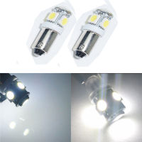 4ชิ้น BA9S สีขาว5050 SMD 5 LED การบริโภคต่ำ C An BUS อัลตร้าชีวิตยาวสากลรถยนต์หลอดไฟ T4W H6W 363 12โวลต์สัญญาณโคมไฟ