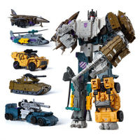 5 IN 1 Transformation Robot Toys Deformation Anime Combination Boys Truck Children Collection Model