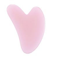 1PC ประดิษฐ์เรซิ่นรูปหัวใจเครื่องมือนวด Scraping Board Rose Gua Sha Board Face Neck Body Massager Guasha แผ่น-Piejt