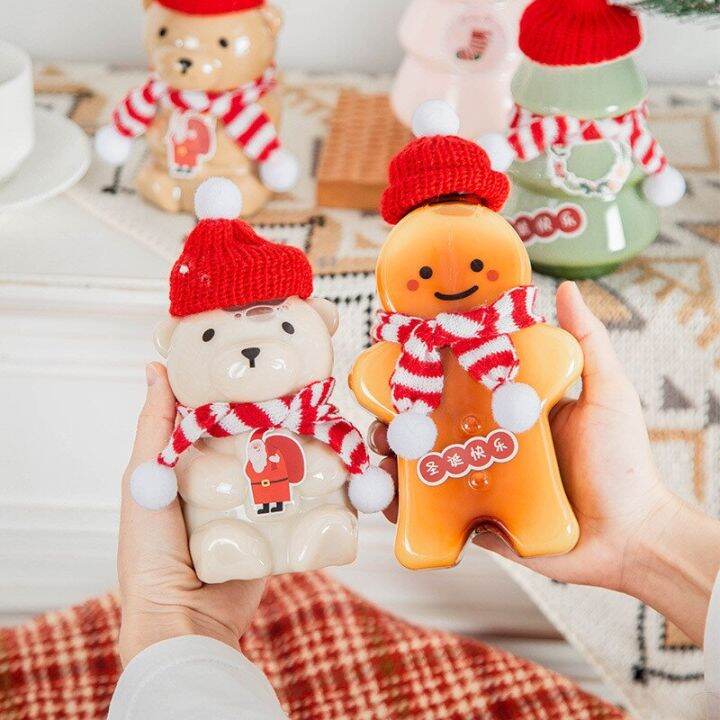 2022-creative-gingerbread-man-รูปร่างถ้วยเครื่องดื่มพลาสติกตกแต่งคริสต์มาส-party-supplies-christma-ของเล่นเด็ก-navidad-noel