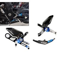 ที่รองเท้าที่พักเท้าสำหรับ Bmw S1000rr S1000RR M1000RR 2019-2023 S1000R K63 2021 2022คาร์บอนไฟเบอร์ตัวปรับปีกประคองหลัง