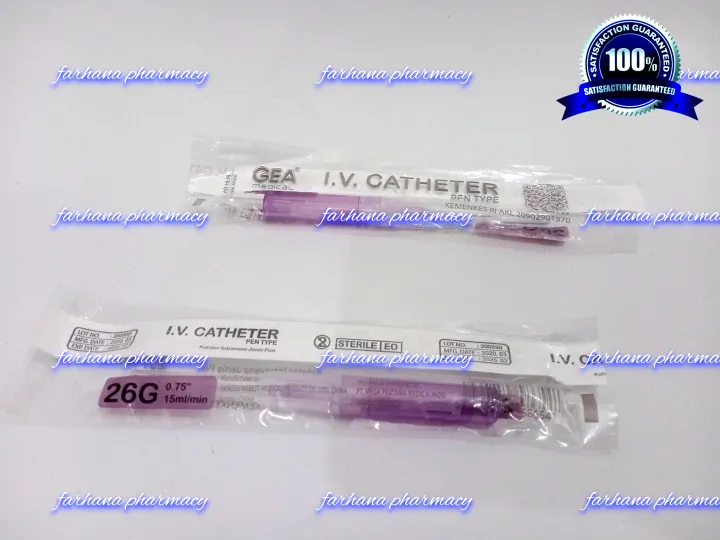 GEA ABBOCATH IV CATHETER 26G PEN TYPE Lazada Indonesia