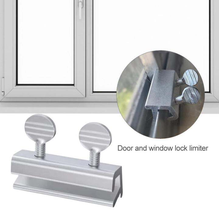 ปราศจากการเจาะกรอบประตูนิรภัยแบบปรับได้ตัวล็อคหน้าต่างป้องกันเด็ก