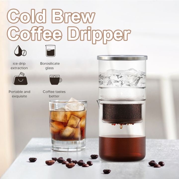 coffee drip on ice