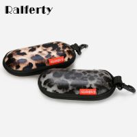 Ralferty Children 39;s Glasses Case PU Spectacle Eyeglass Protector Box Leopard Zipper Case For Kids Sunglasses lunette