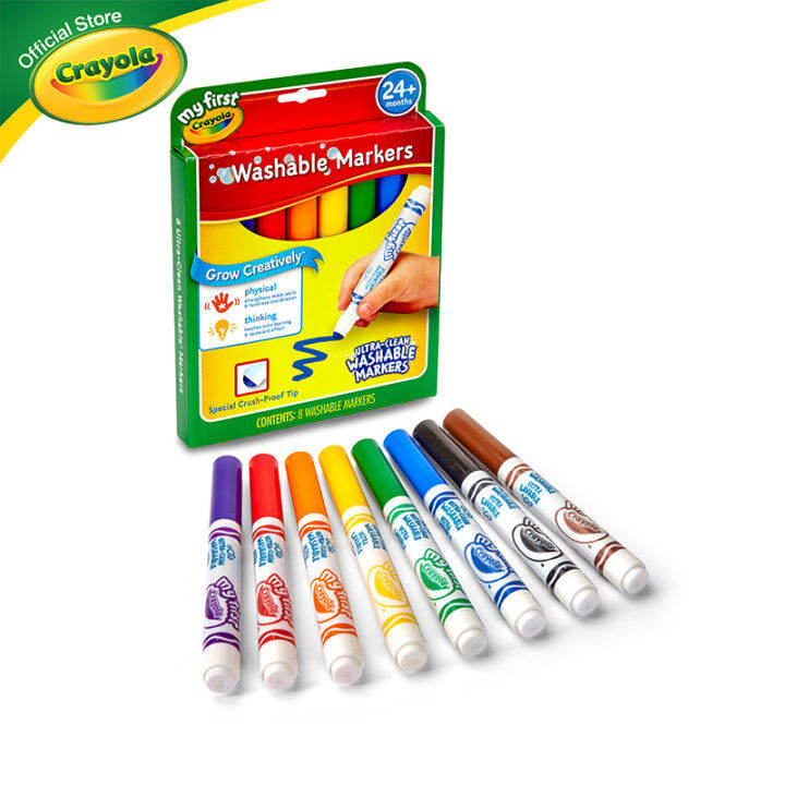 Crayola My First Crayola Washable Markers, 8 Colors | Lazada PH