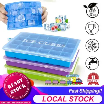 2/4/6/8/15Grid Large Ice Cube Mold Square Ice Tray Mold Large Cubitera Food